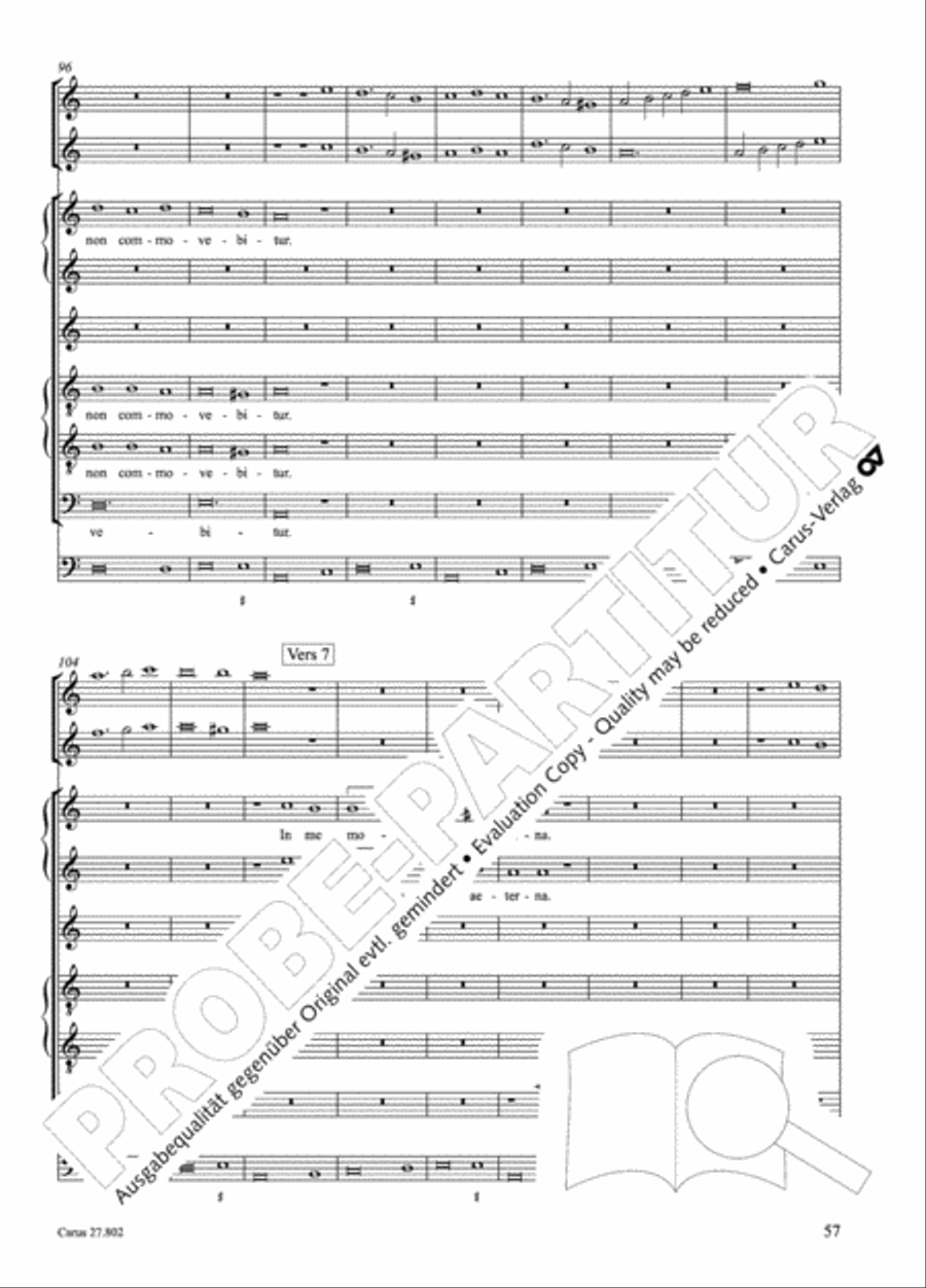 Salmi I (Selva morale e spirituale) Collection / Songbook scores gallery preview page 82