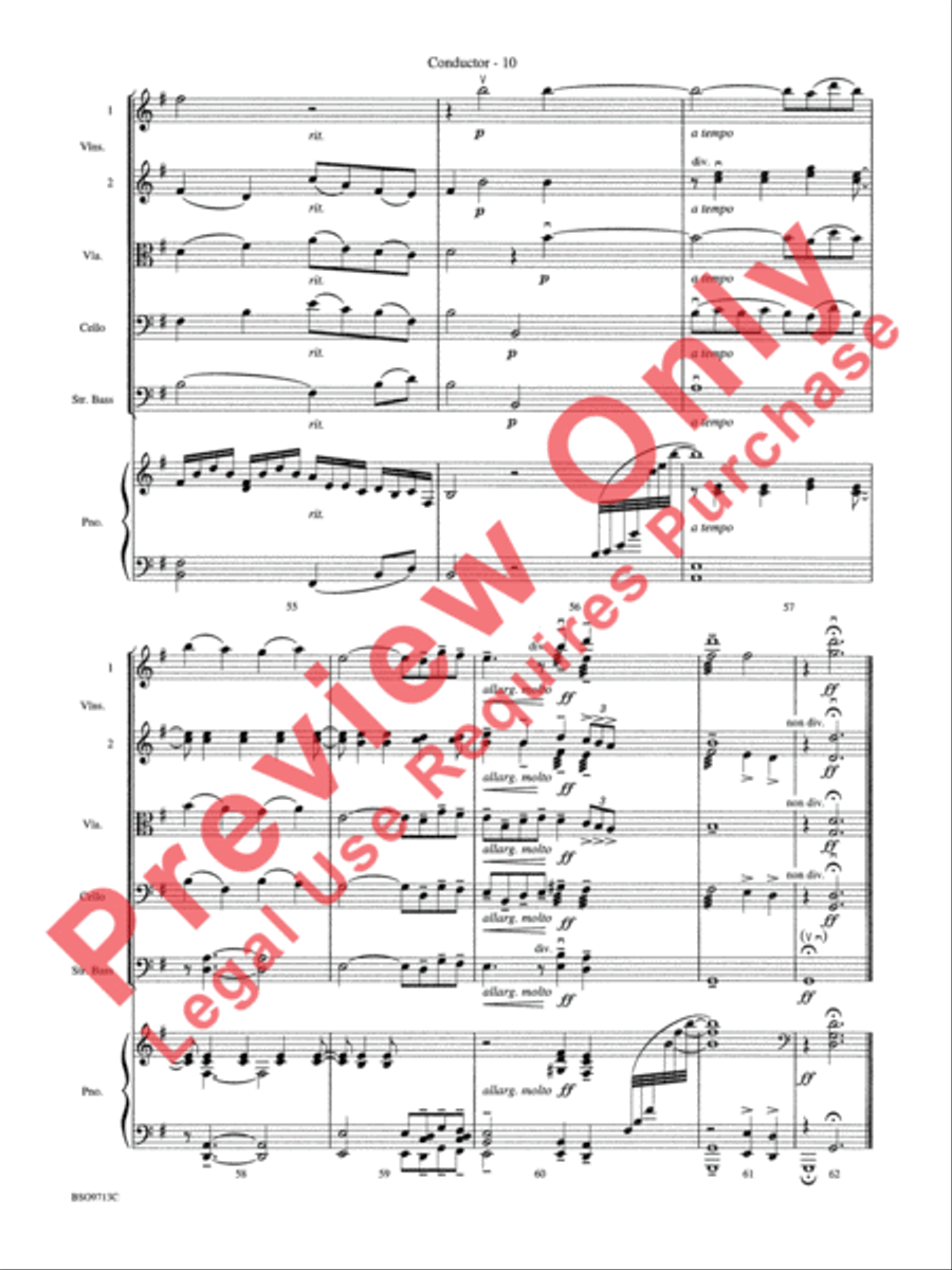 Pavane String Orchestra scores gallery preview page 12
