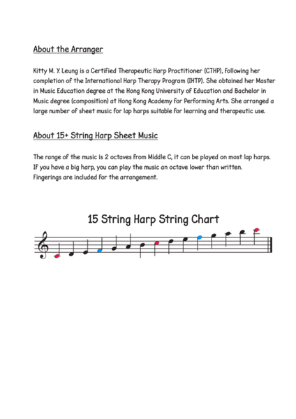 Bingo - 15 String Harp by Traditional Celtic Harp - Digital Sheet Music