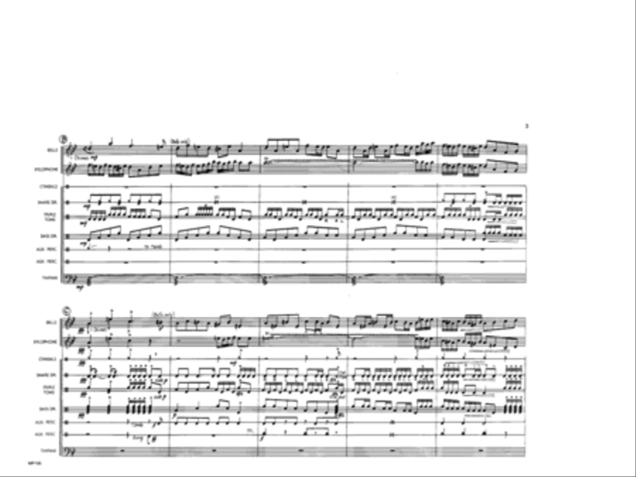 Back To Bach Back To Bach Marching Band scores gallery preview page 3