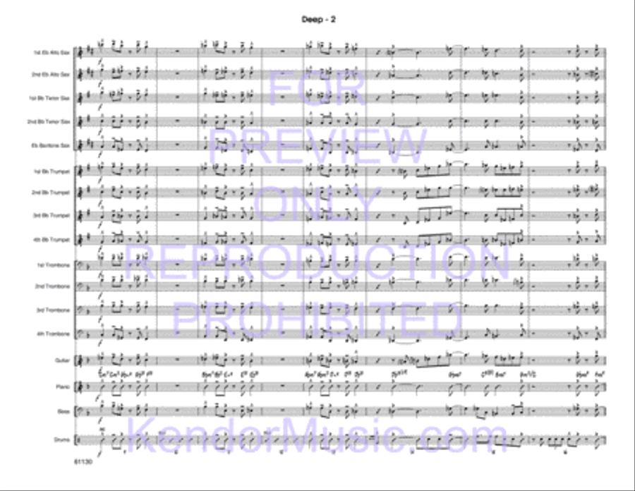 Deep Jazz Ensemble scores gallery preview page 3