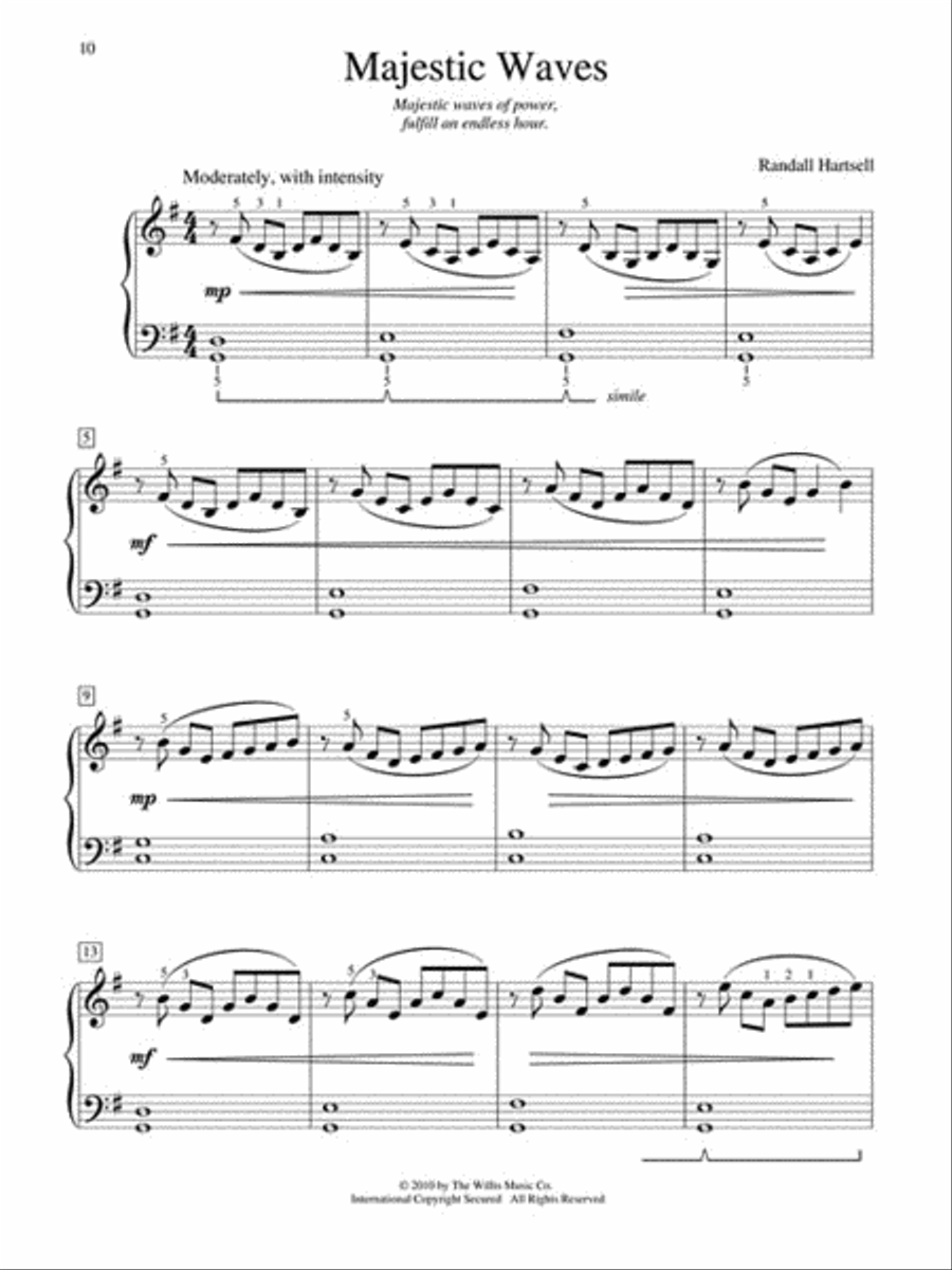 Ocean Scenes Ocean Scenes Piano scores gallery preview page 4