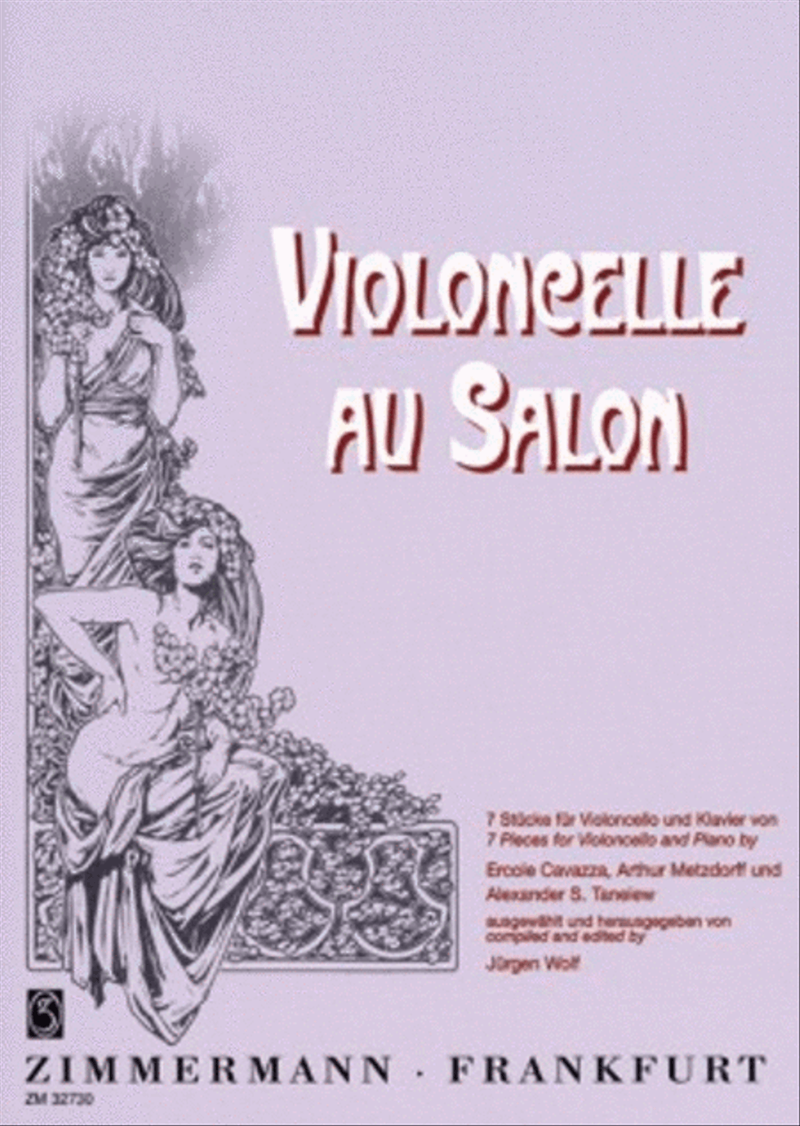 Violoncelle au Salon Piano Accompaniment scores gallery preview page 1
