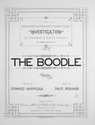 The Boodle. Song