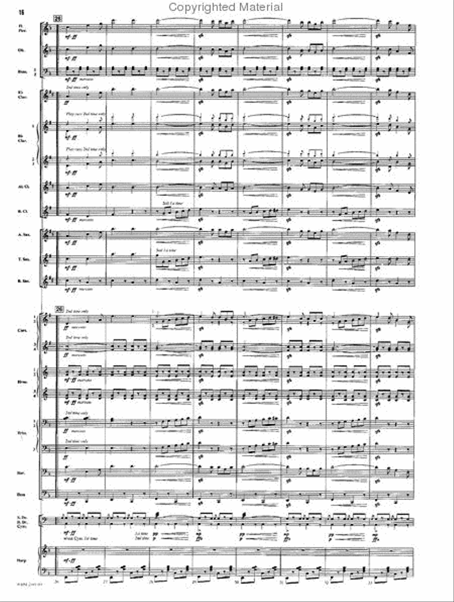 The Washington Post Concert Band scores gallery preview page 5