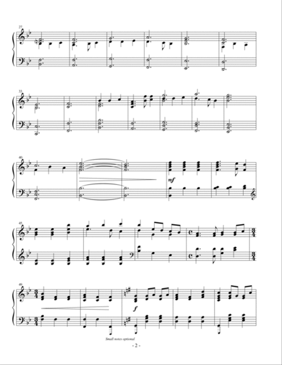 God Save the King (Piano Solo) Piano Solo scores gallery preview page 3