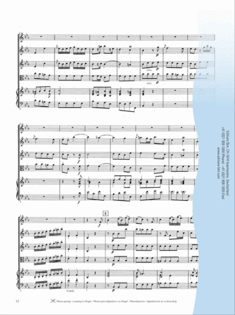 Concerto in Eb Major String Orchestra scores gallery preview page 7