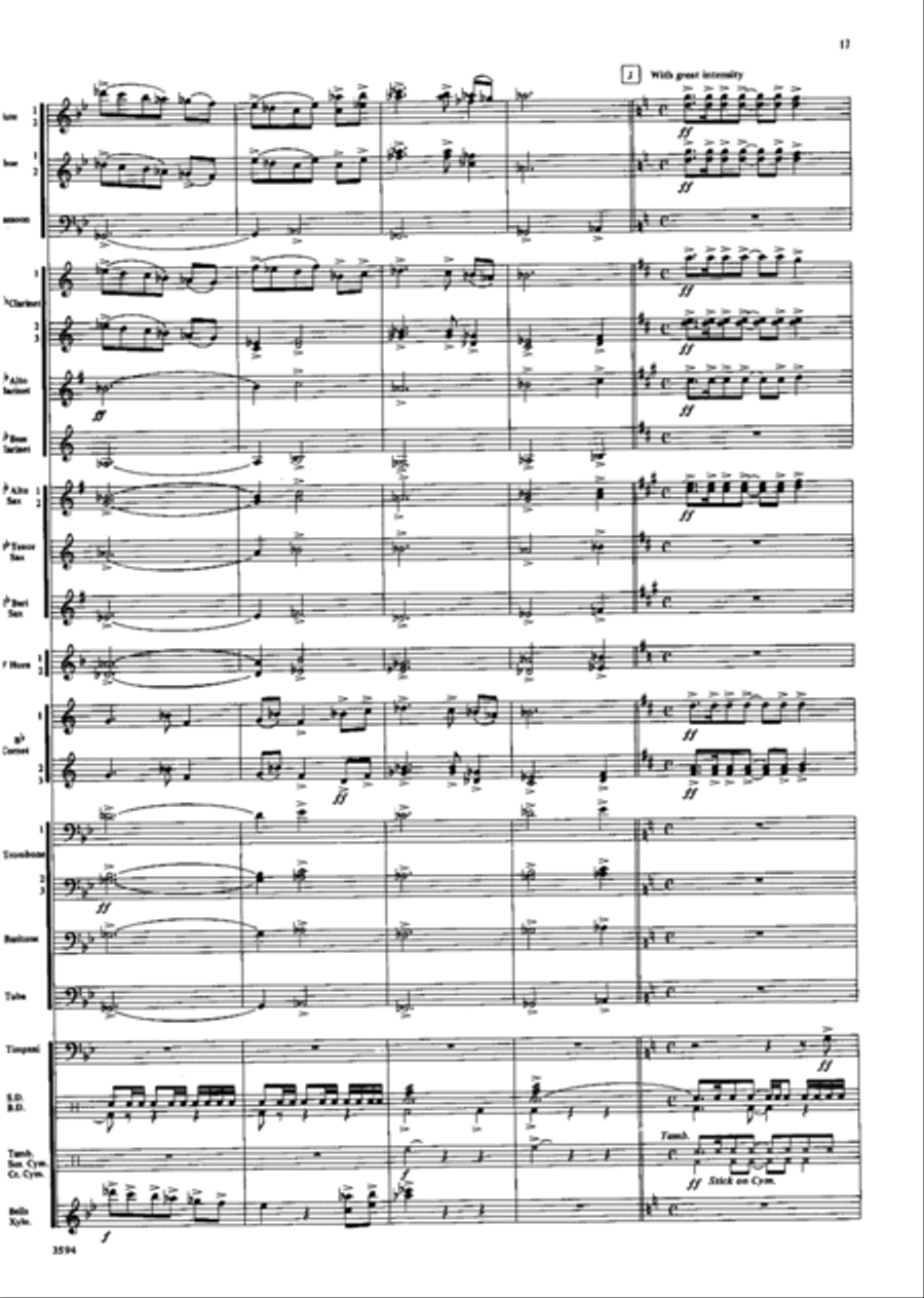 A Rainbow Bridge A Rainbow Bridge Concert Band scores gallery preview page 17