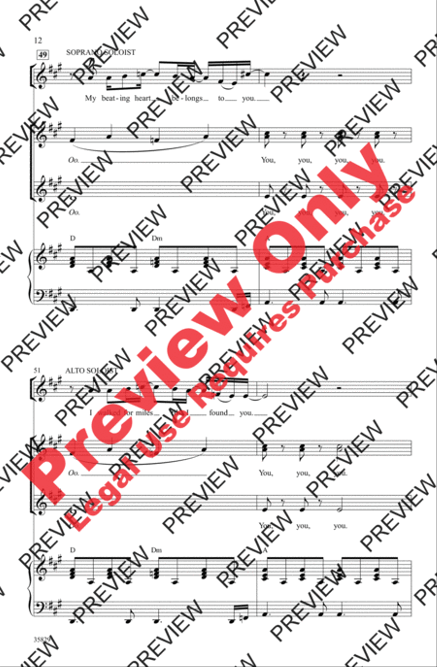 Green Day on Stage: Selections from American Idiot Women's Choir scores gallery preview page 12