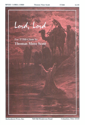 Book cover for Lord, Lord - TTBB