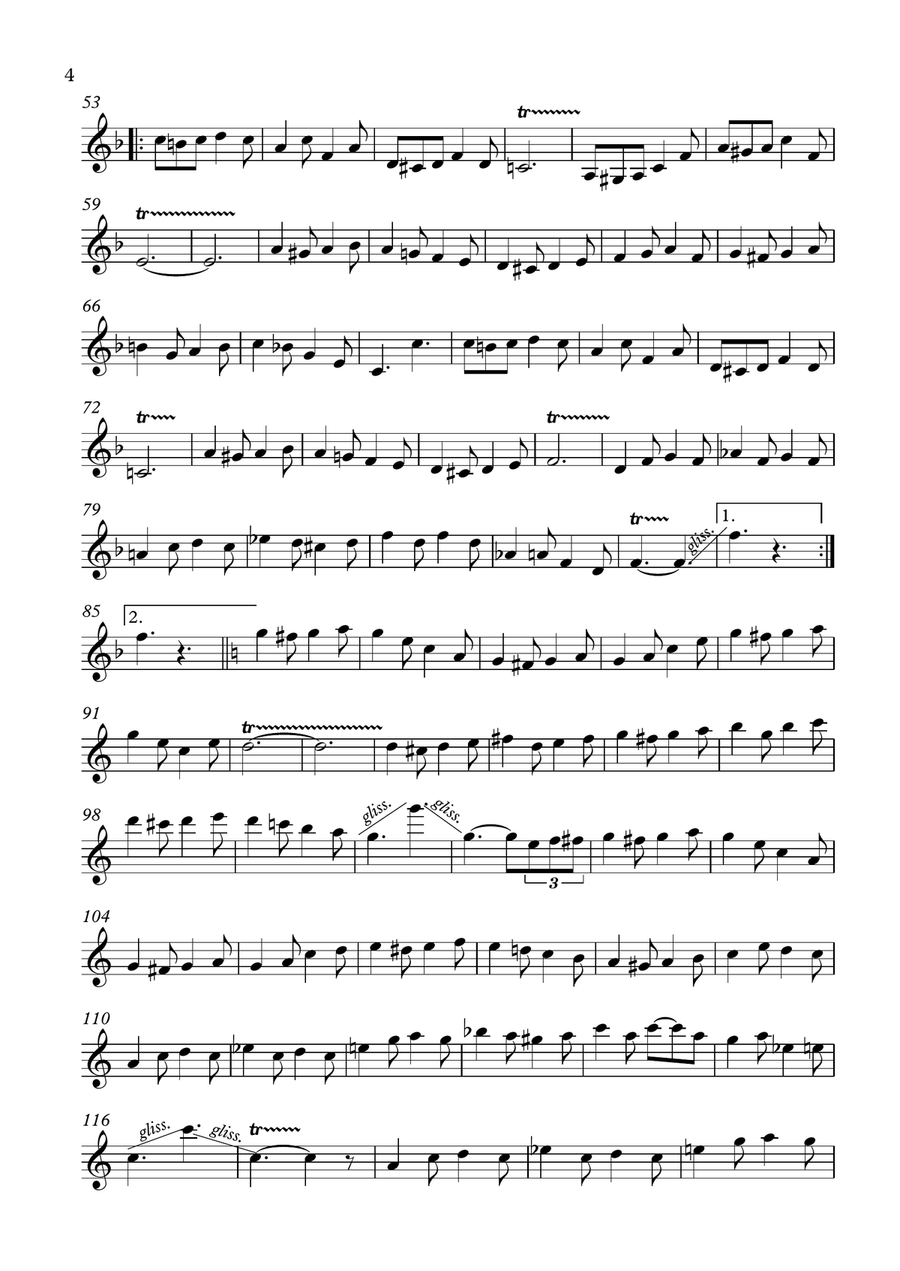 Xylophone Solos Volume 3. Piano scores gallery preview page 4