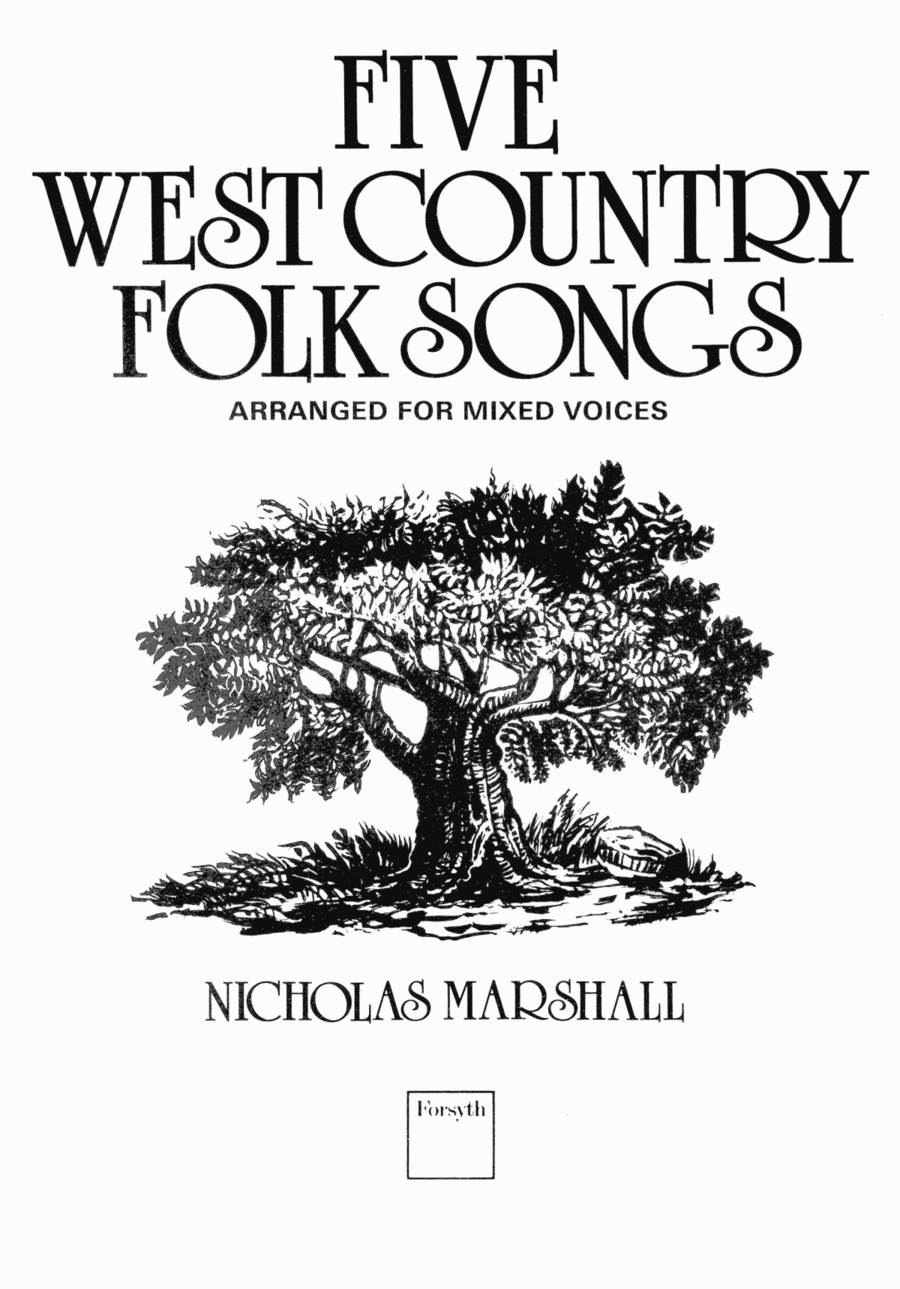 Five West Country Folk Tunes 4-Part scores gallery preview page 1
