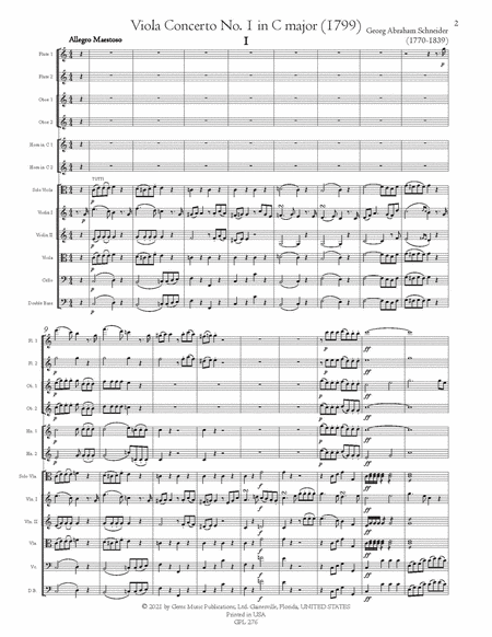 Viola Concerto No. 1 in C major (1799)