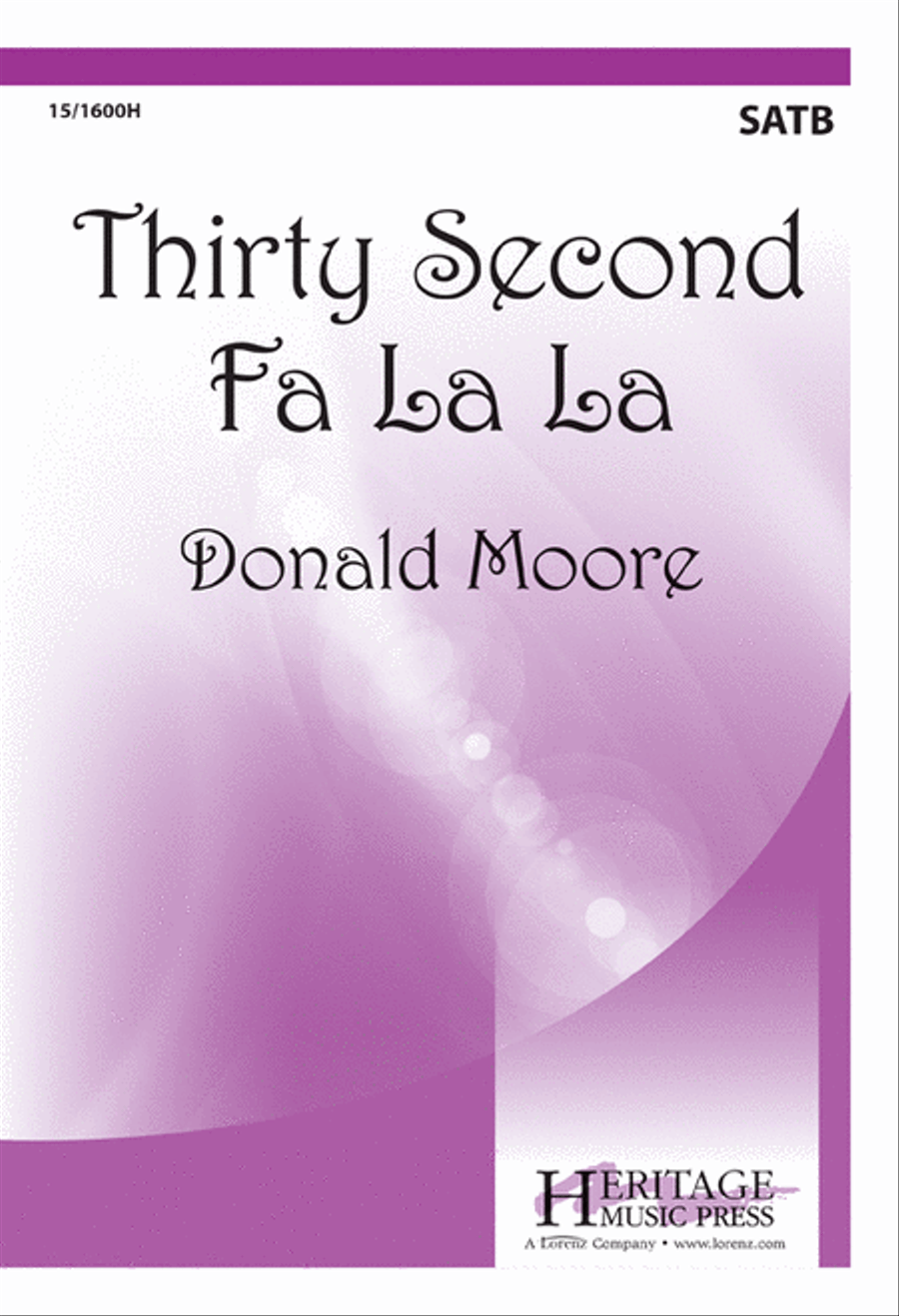 Thirty Second Fa La La Thirty Second Fa La La 4-Part scores gallery preview page 1