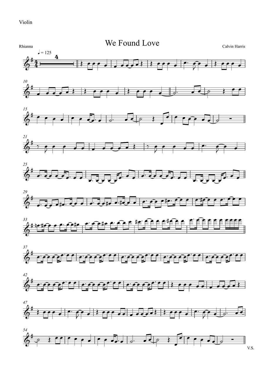 We Found Love We Found Love String Trio scores gallery preview page 6