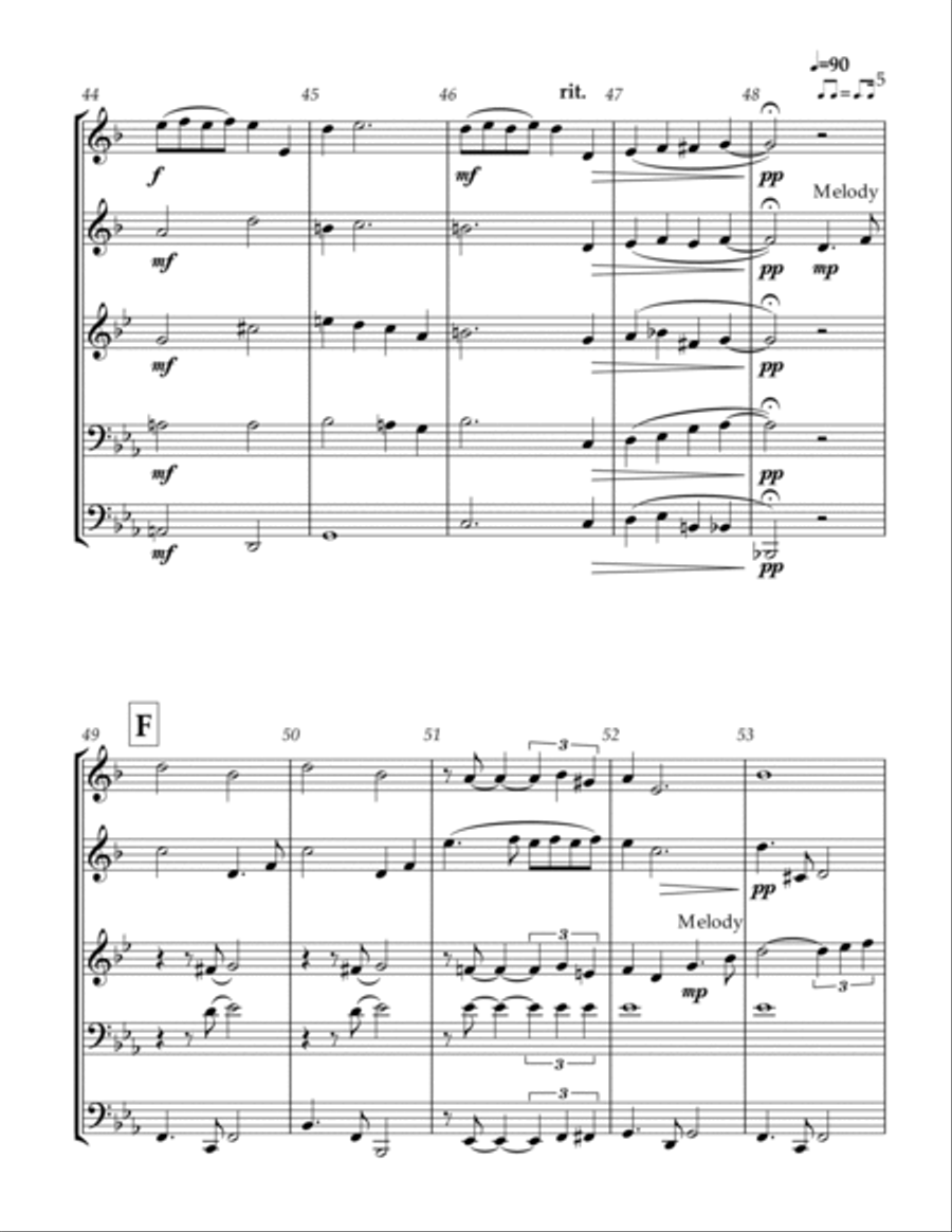 Pure Imagination Pure Imagination Brass Ensemble scores gallery preview page 5
