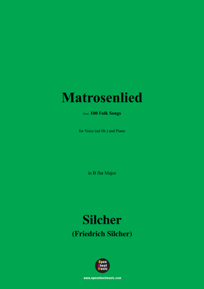 Silcher-Matrosenlied,for Voice(ad lib.) and Piano