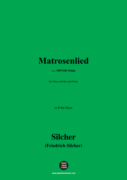 Silcher-Matrosenlied,for Voice(ad lib.) and Piano image number null