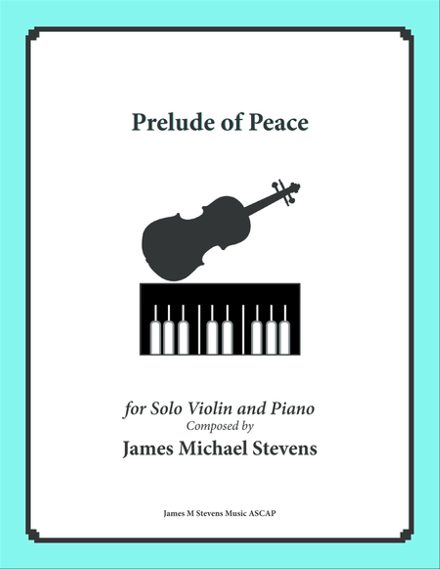 Prelude of Peace - Solo Violin & Piano Violin Solo scores gallery preview page 1