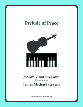 Book cover for Prelude of Peace - Solo Violin & Piano