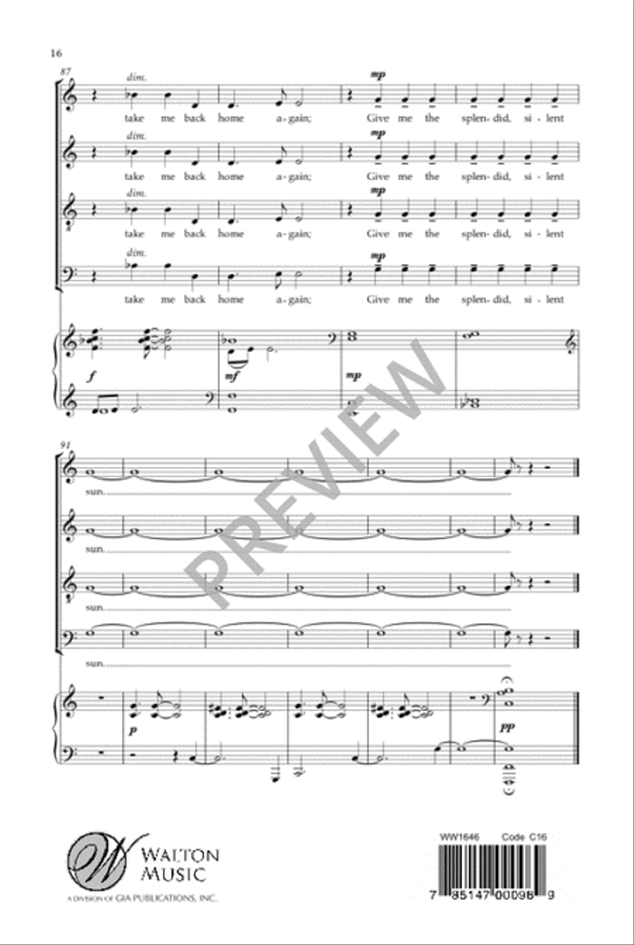 Sunrise 4-Part scores gallery preview page 17