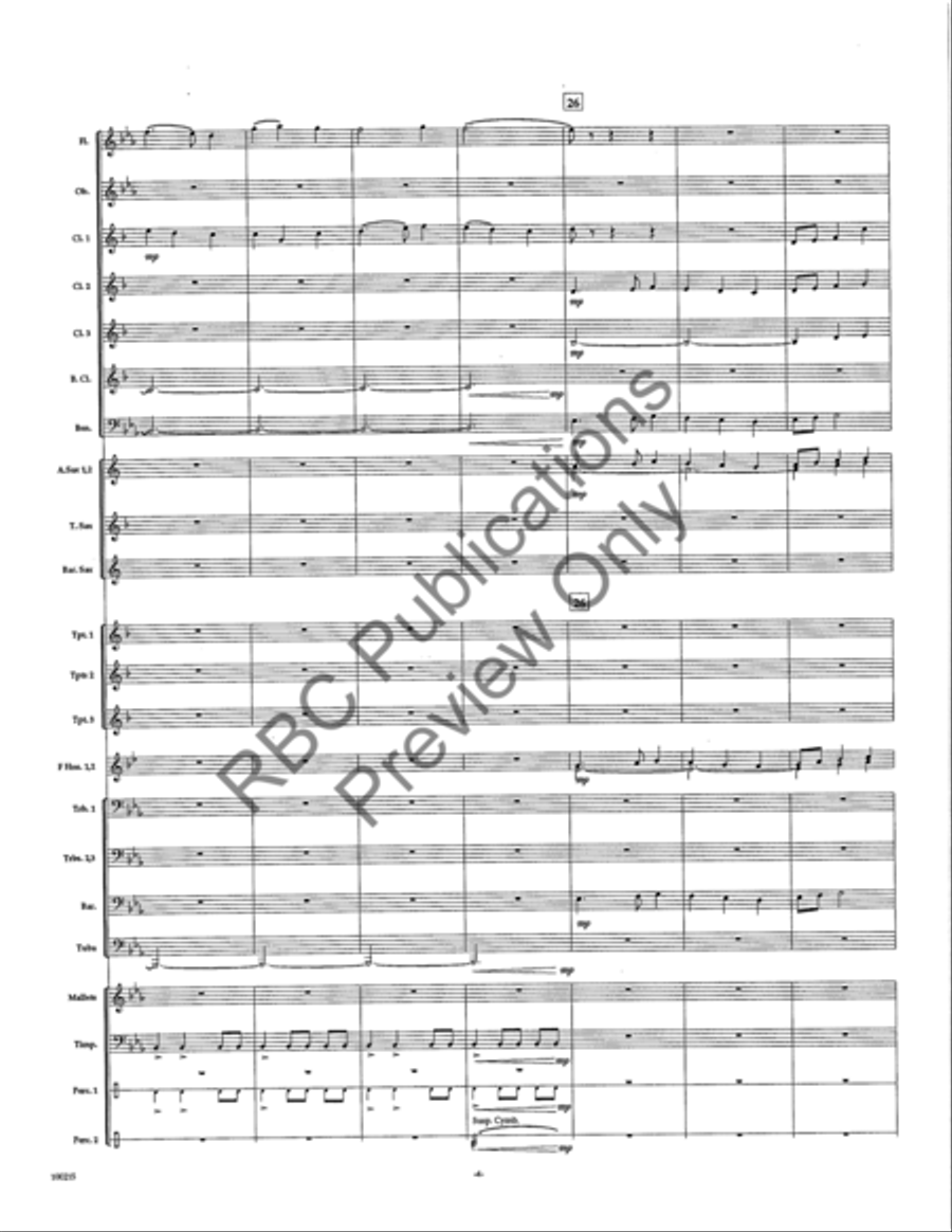 Cantica (Score) Cantica (Score) Concert Band scores gallery preview page 6