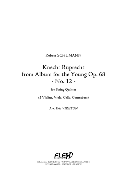 Knecht Ruprecht - from Album for the Young Opus 68 No. 12 image number null