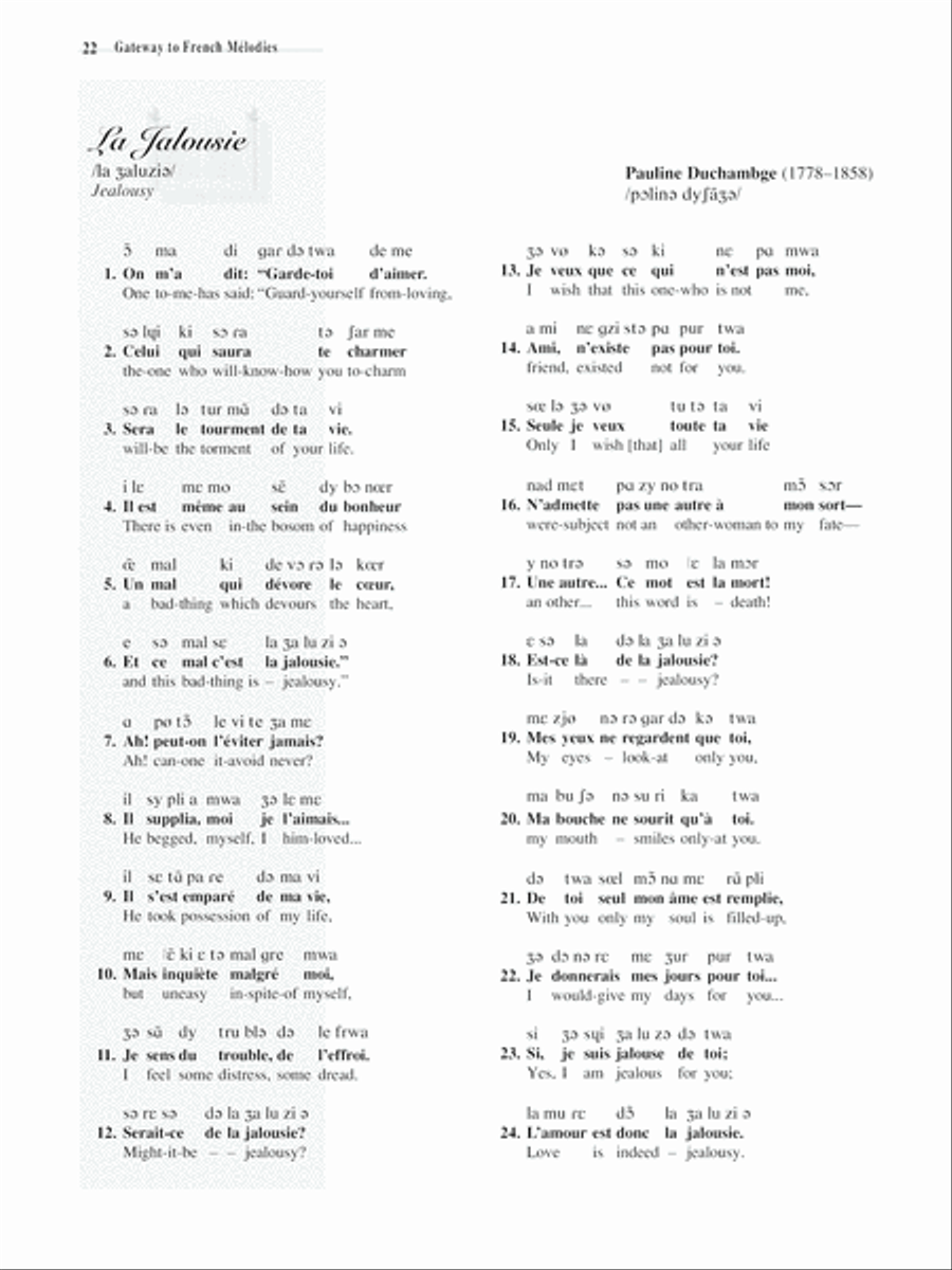 Gateway to French Mélodies Voice Solo scores gallery preview page 4