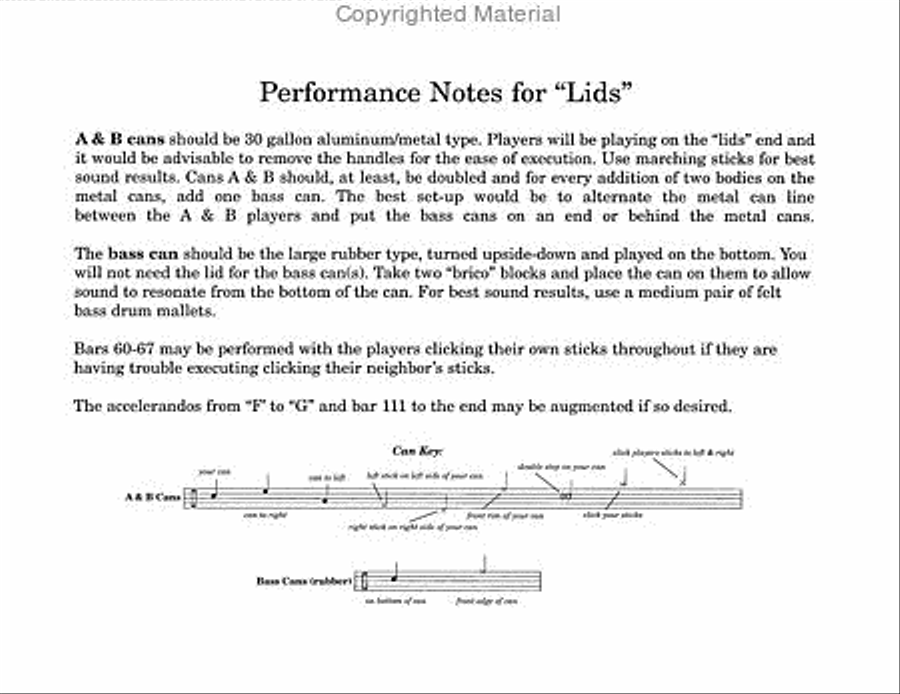 Lids Percussion Ensemble scores gallery preview page 2