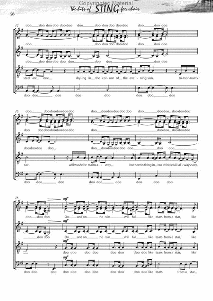 Fields of Gold SSATB scores gallery preview page 16