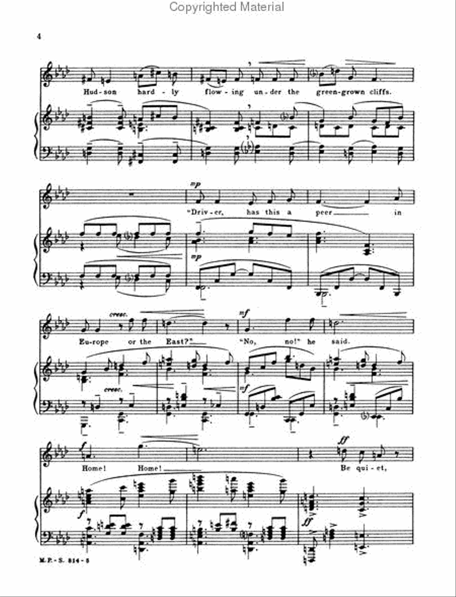 The Lordly Hudson (Paul Goodman) Chamber Music scores gallery preview page 4
