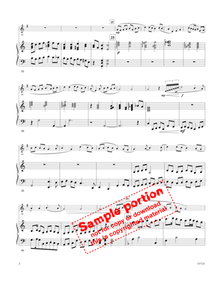 Simple Gifts Horn Solo scores gallery preview page 3