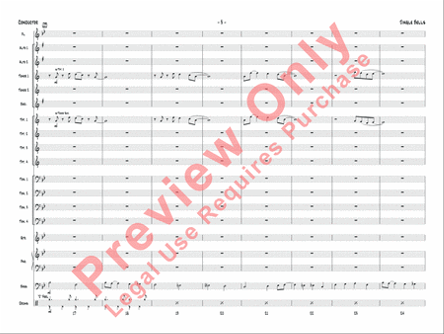 Jingle Bells (score only) Jazz Ensemble scores gallery preview page 6
