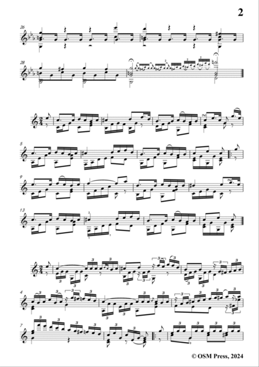 Coste-Fantaisie sur 'Armide',Op.4,for Guitar Acoustic Guitar scores gallery preview page 3