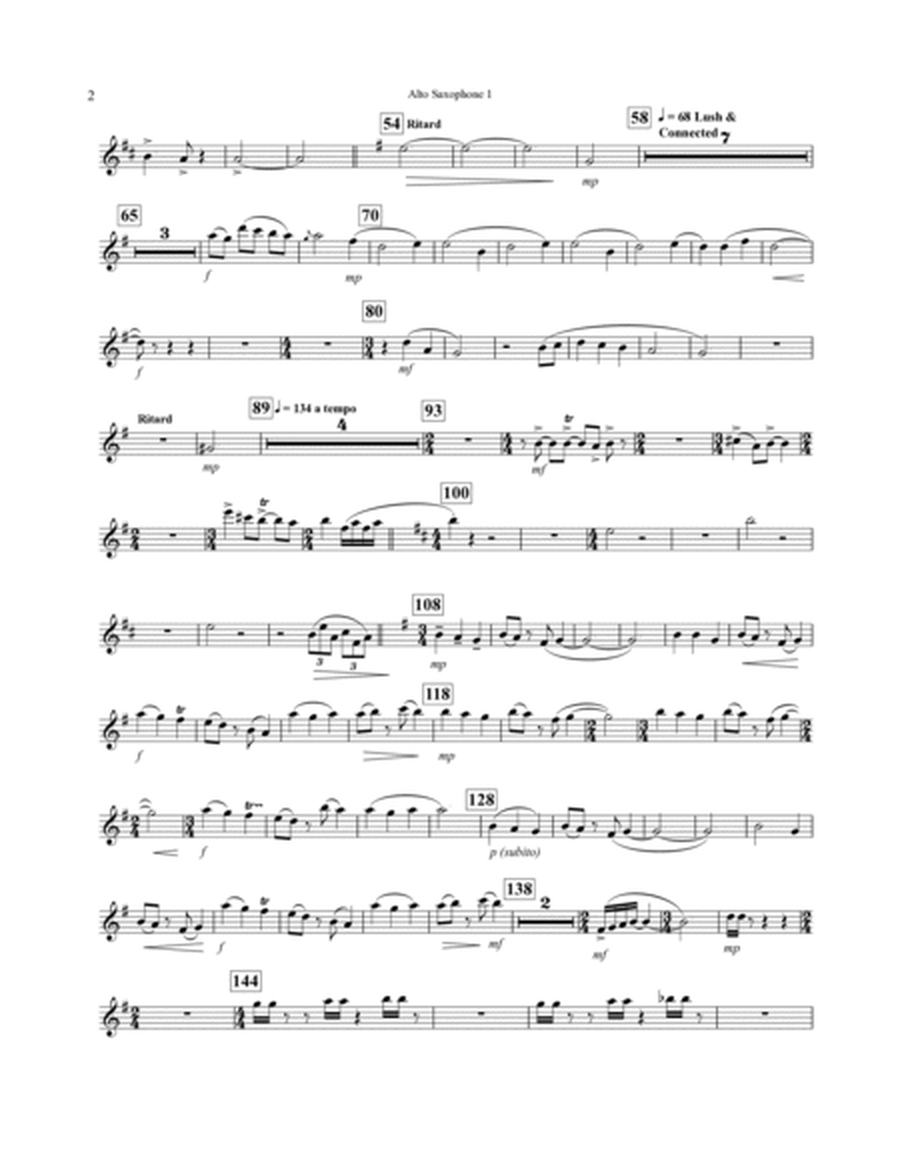 Concerto For Alto Saxophone And Wind Ensemble - Eb Alto Saxophone 1