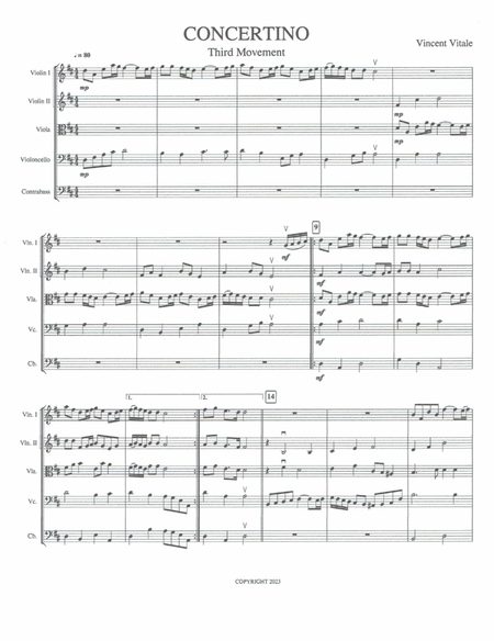 CONCERTINO (3rd Movement) image number null