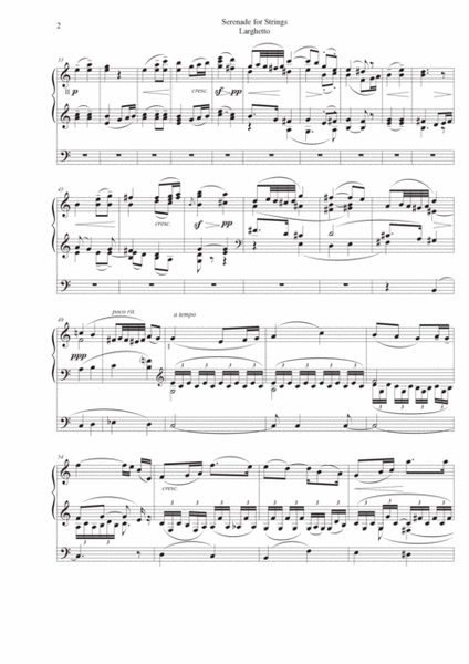 Elgar: Serenade for Strings - 2. Larghetto for Organ Solo