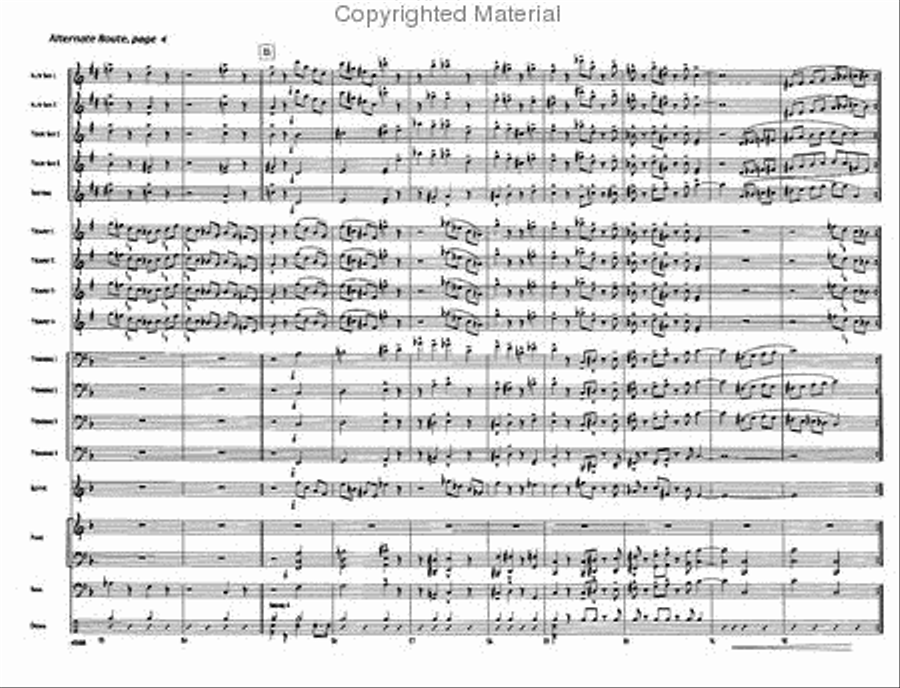 Alternate Route Jazz Ensemble scores gallery preview page 4