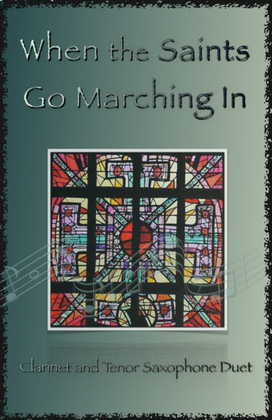 Book cover for When the Saints Go Marching In, Gospel Song for Clarinet and Tenor Saxophone Duet