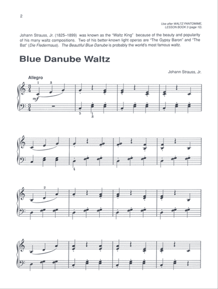 Alfred's Basic Piano Course Classic Themes, Level 3 Piano Method scores gallery preview page 2