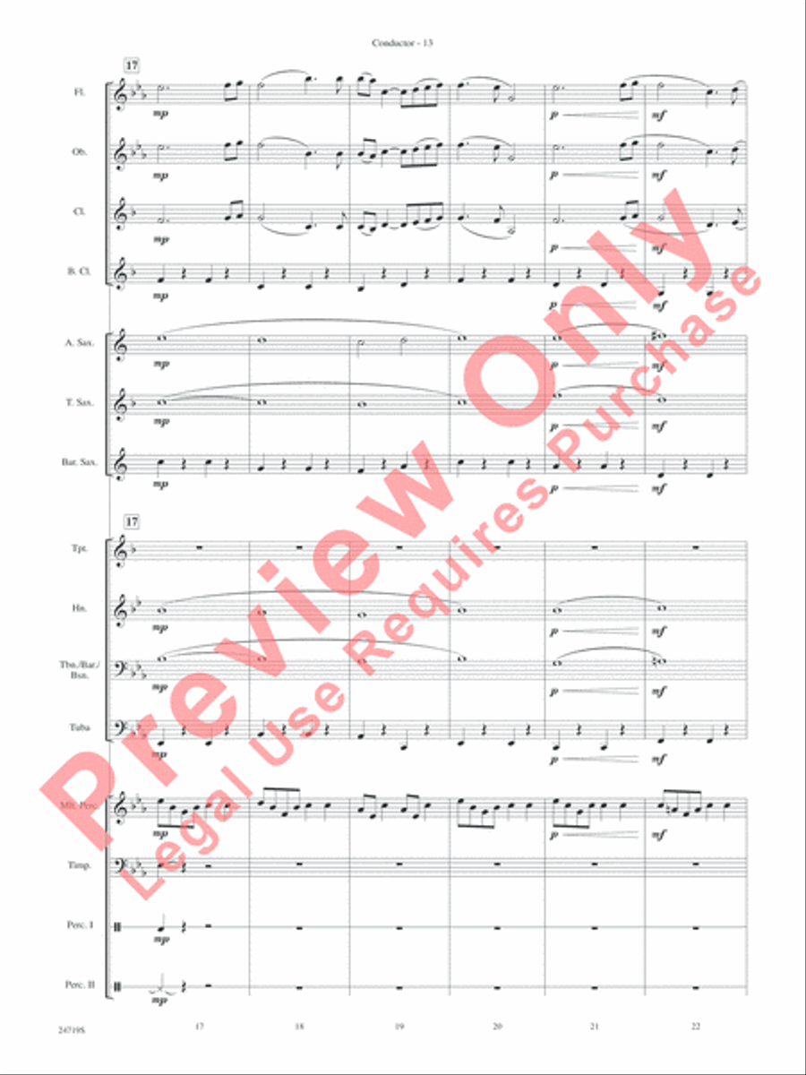 Harry Potter and the Goblet of Fire, Themes from Concert Band scores gallery preview page 15