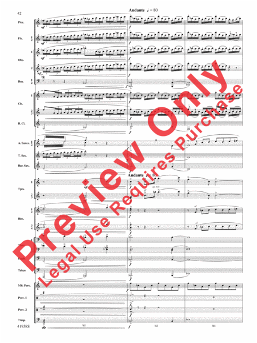 God's Country Concert Band scores gallery preview page 62