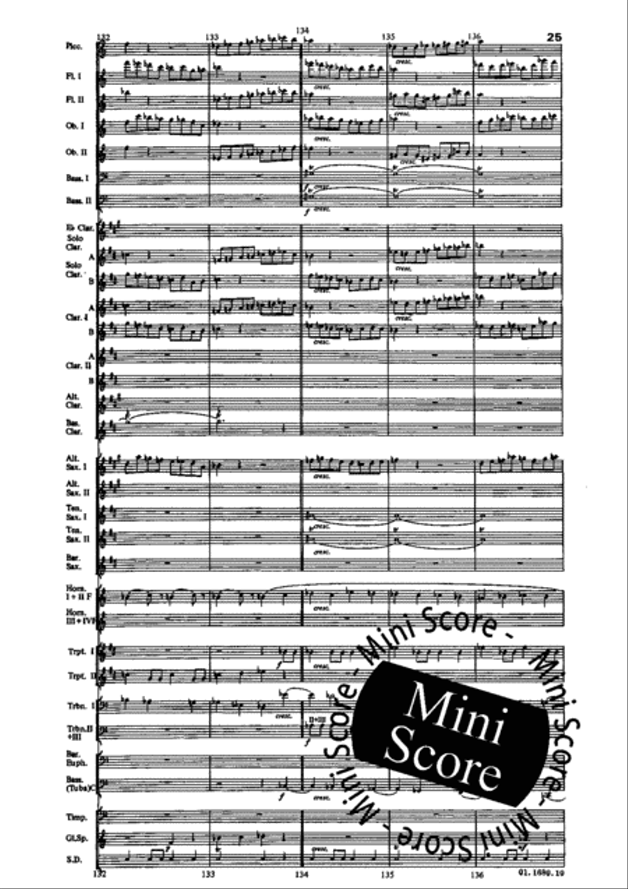 Geschwind Marsch by Beethoven Concert Band scores gallery preview page 29