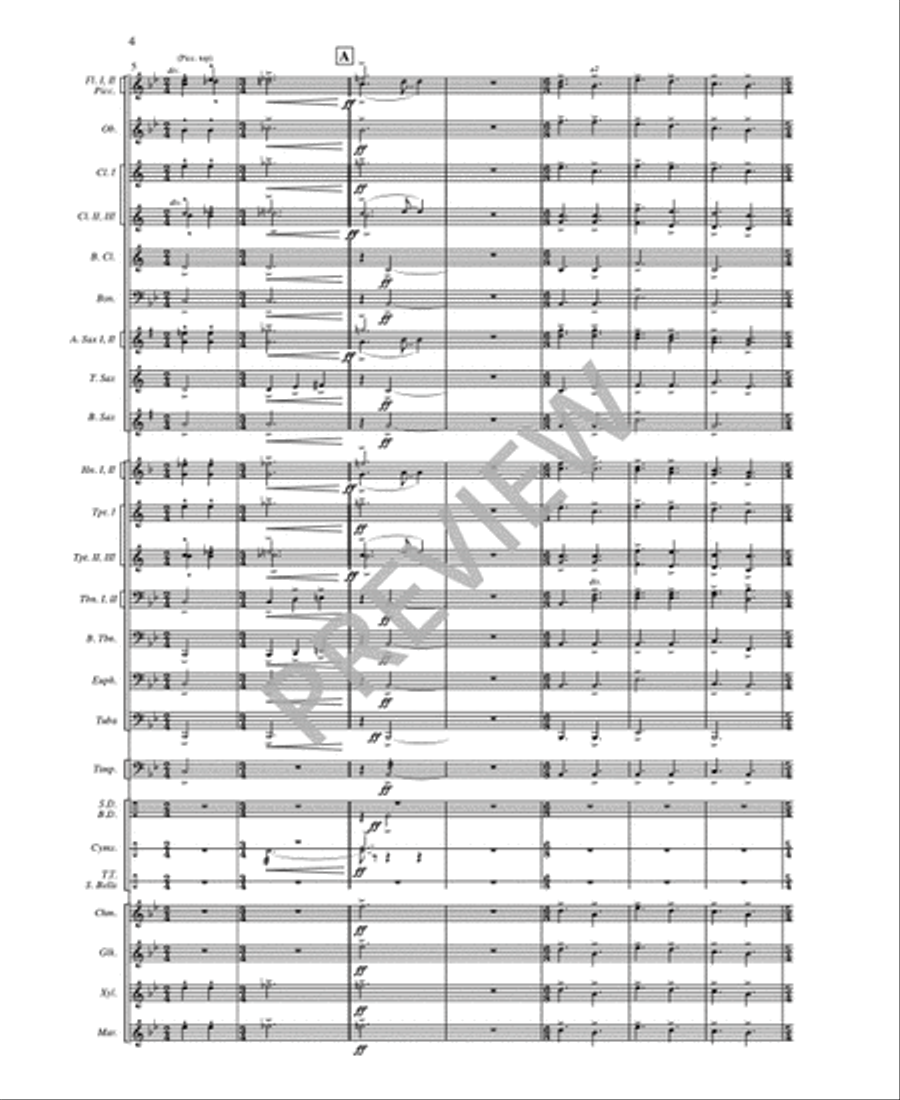 Raise - Full Score and Parts Set of Parts scores gallery preview page 6
