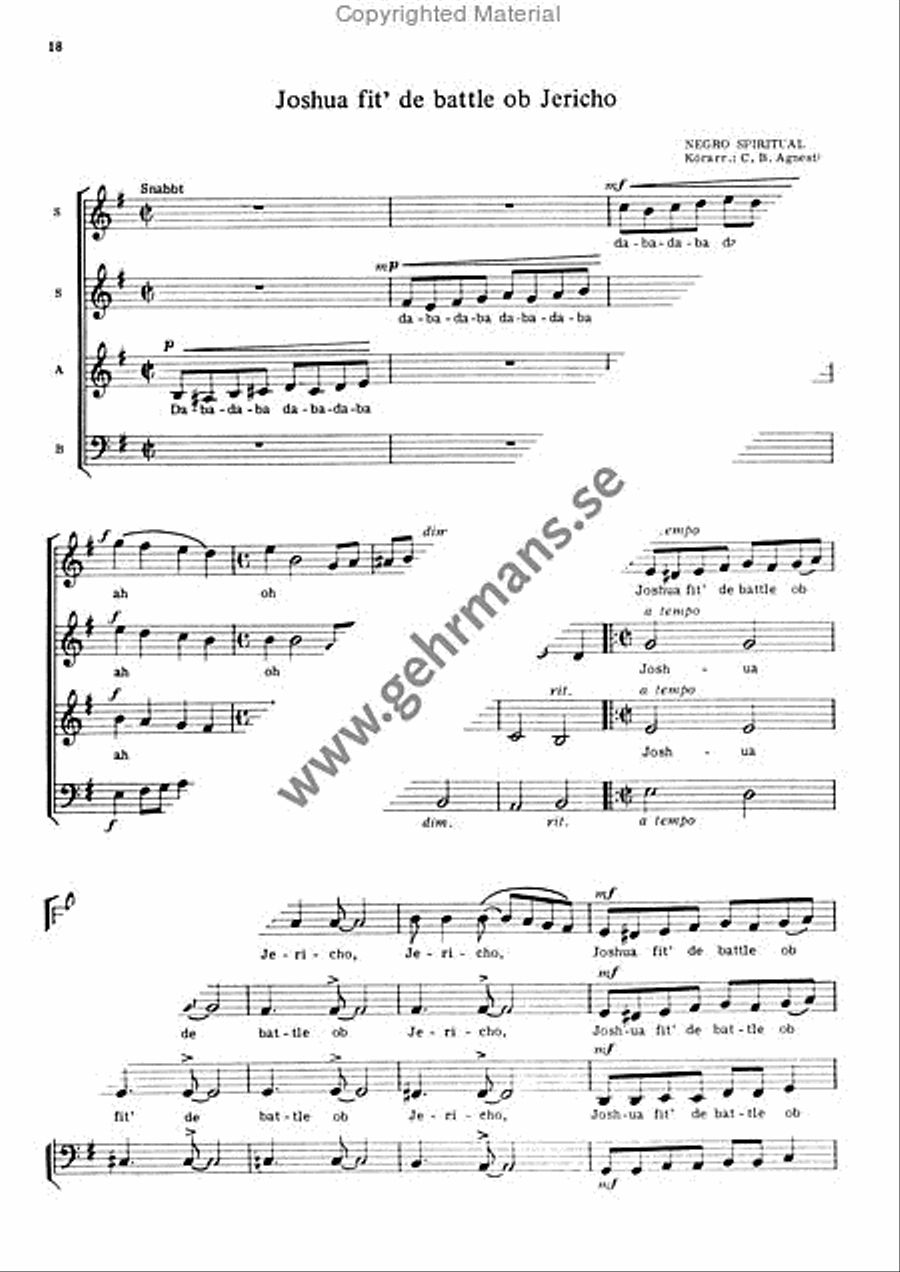 Vi sjunger i kor 3 Choir scores gallery preview page 3