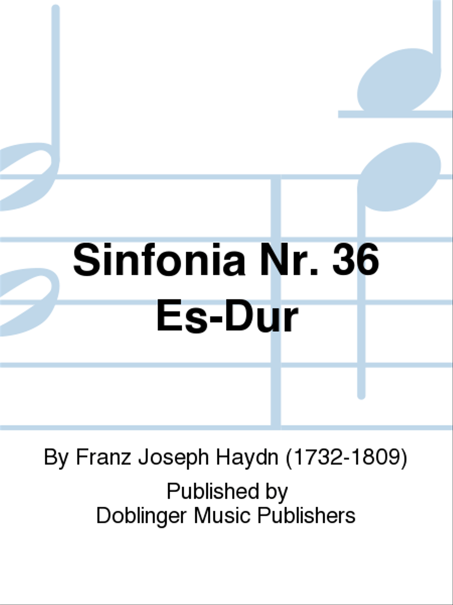 Sinfonia Nr. 36 Es-Dur Orchestra scores gallery preview page 1