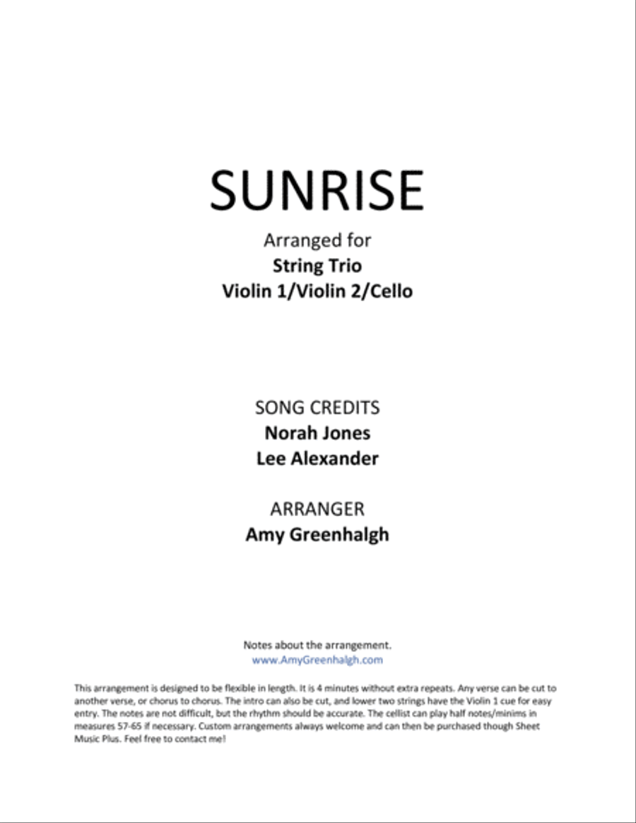 Sunrise String Trio scores gallery preview page 2