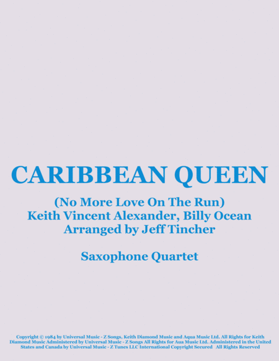 Caribbean Queen (no More Love On The Run) image number null