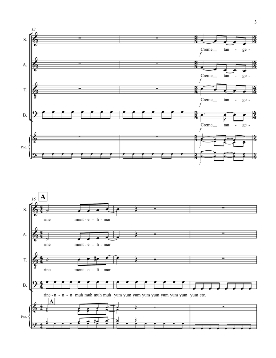 Savoy Truffle Savoy Truffle 4-Part scores gallery preview page 4