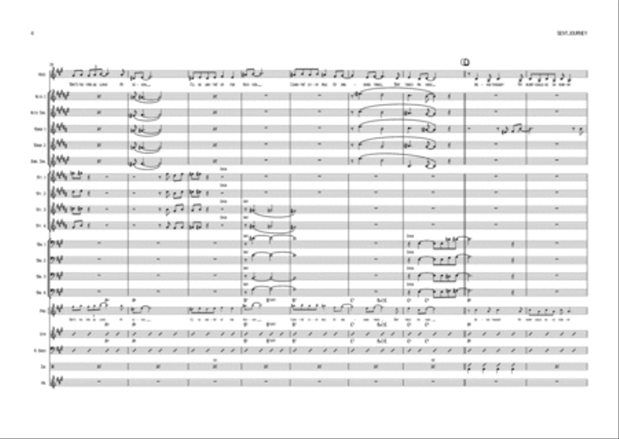 Sentimental Journey Jazz Ensemble scores gallery preview page 4
